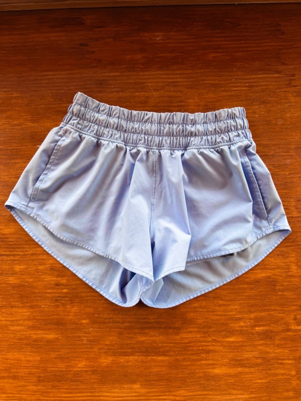 aerie Light Blue Layered Athletic Shorts